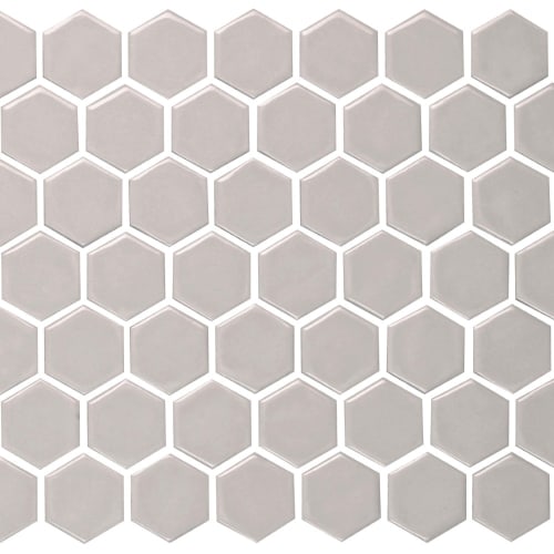 Regina in Light Gray Mosaic Hexagon
