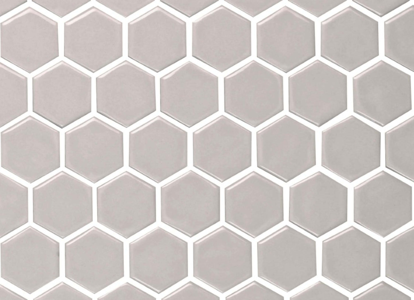 Regina in Light Gray Mosaic Hexagon