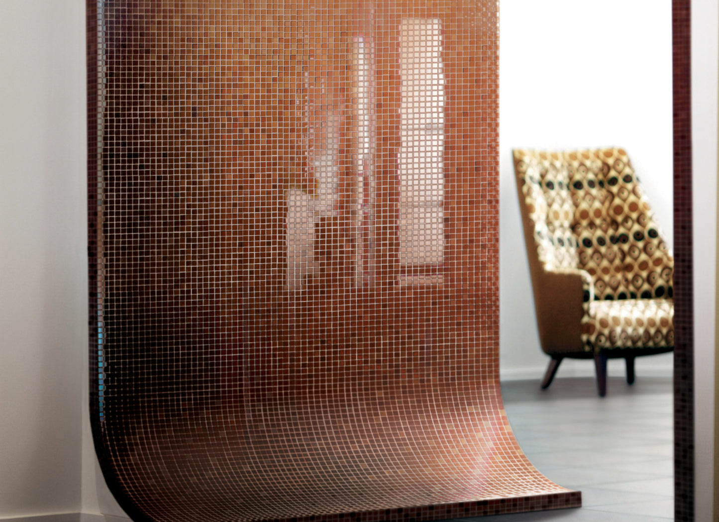 Glass Blox in Champagne 1"x1"