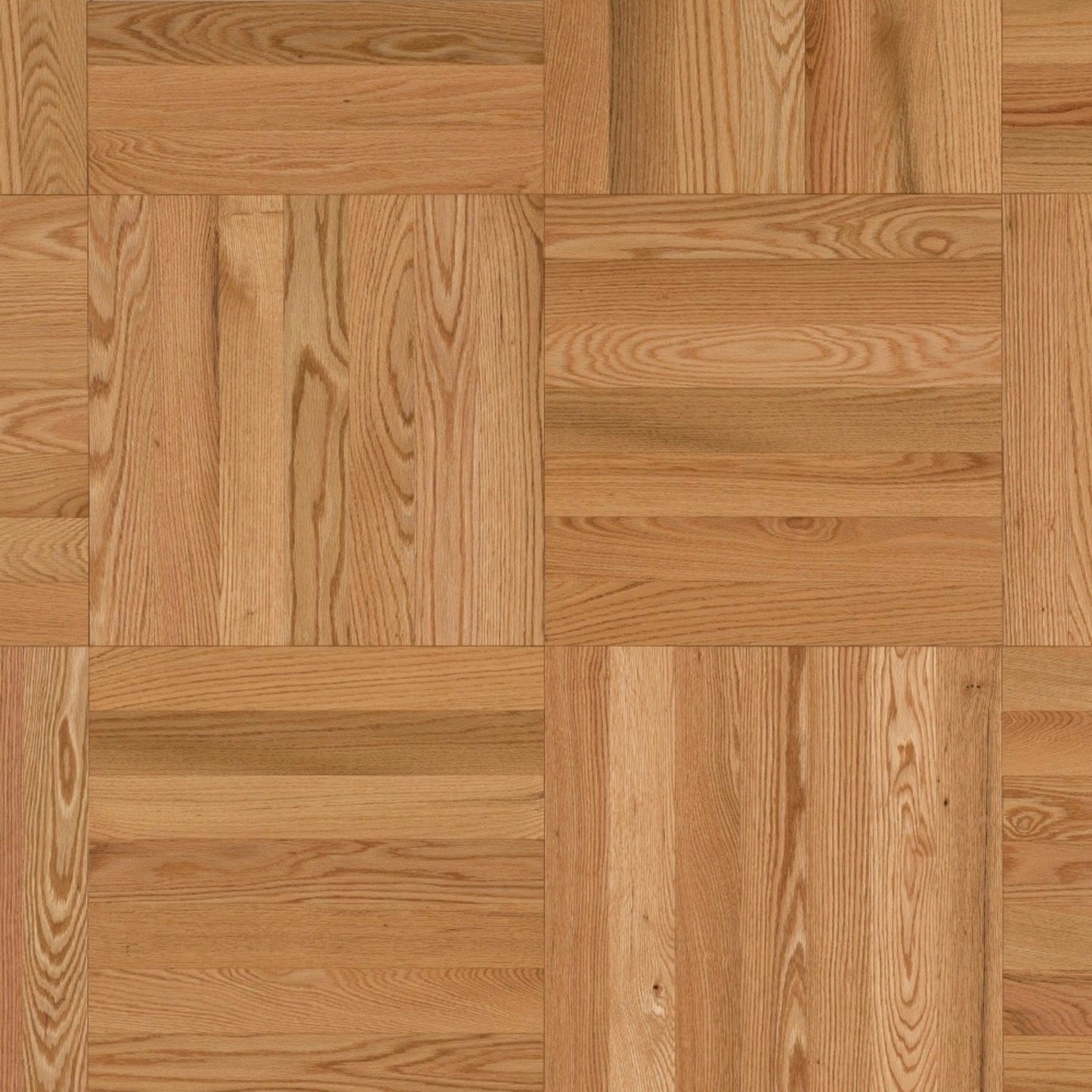 Admiration Engineered - Red Oak in Golden - 5" Herringbone Smooth Hardwood