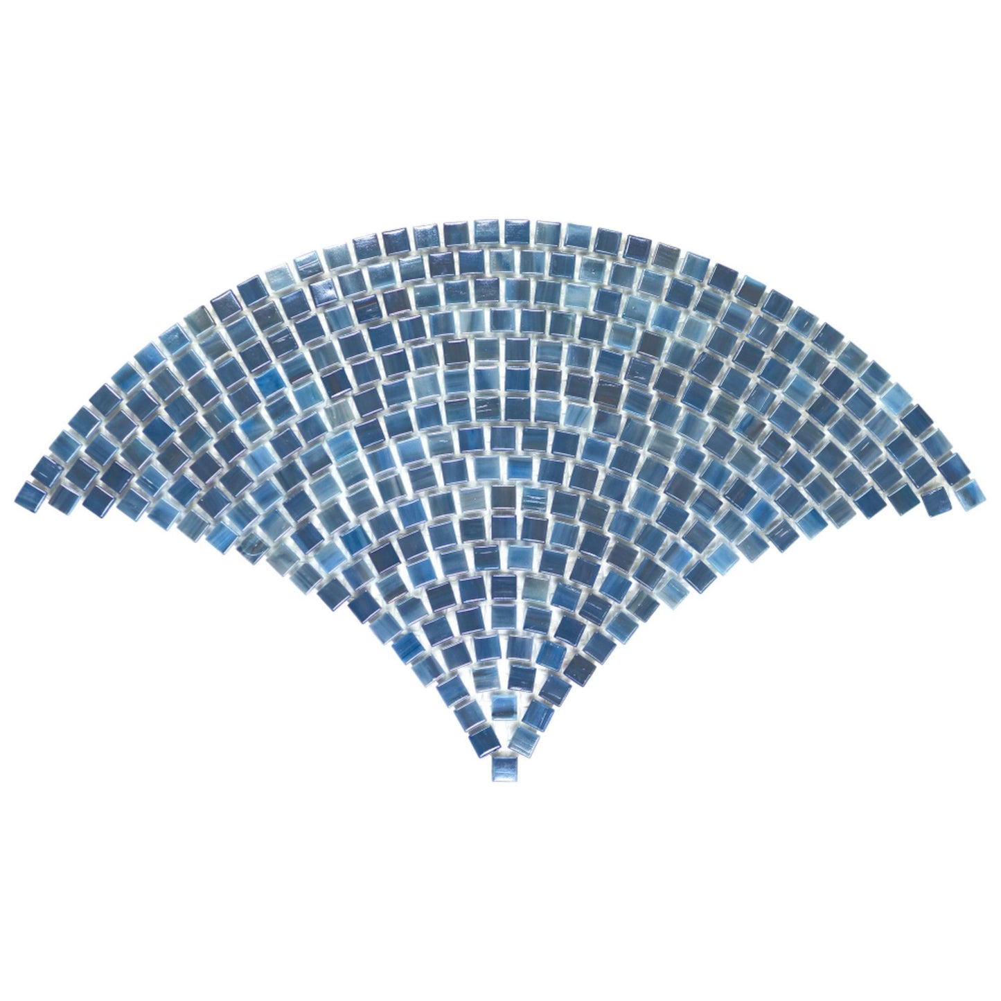 Fantasy in Maritime Fanfare Glass Tile