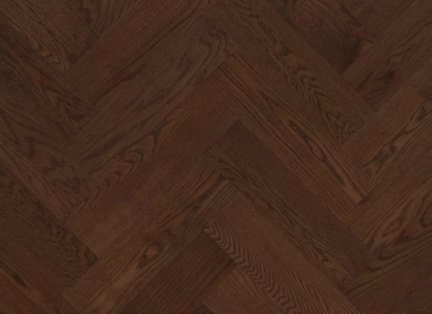 Admiration Engineered - Red Oak in Havana - 5" Herringbone Smooth
