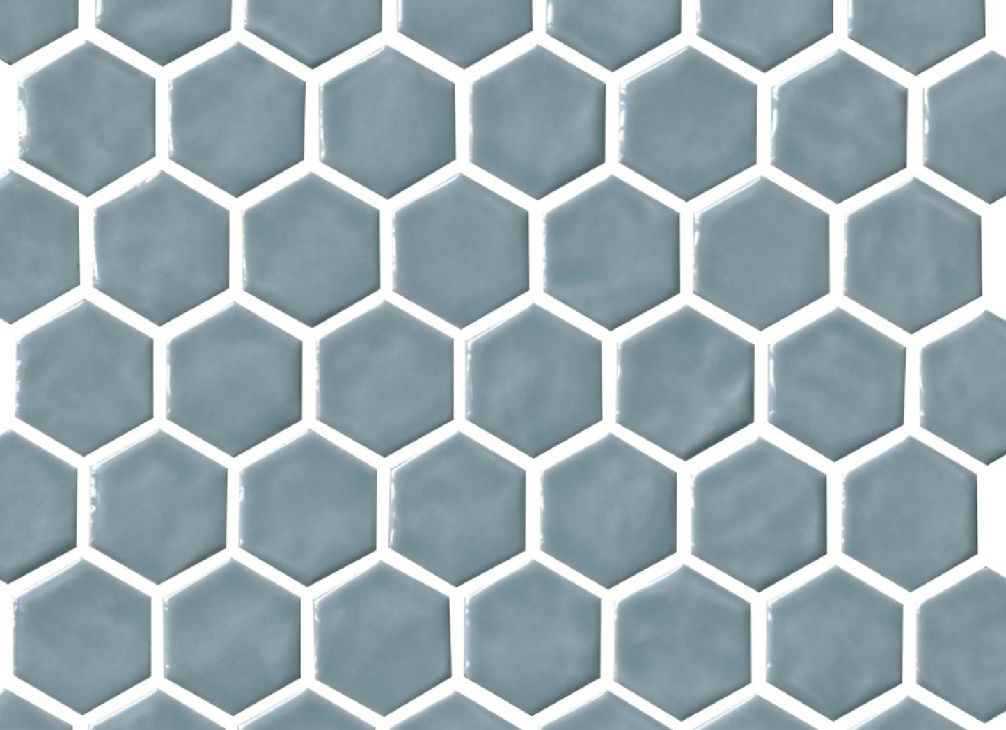 Regina in Light Blue Mosaic Hexagon