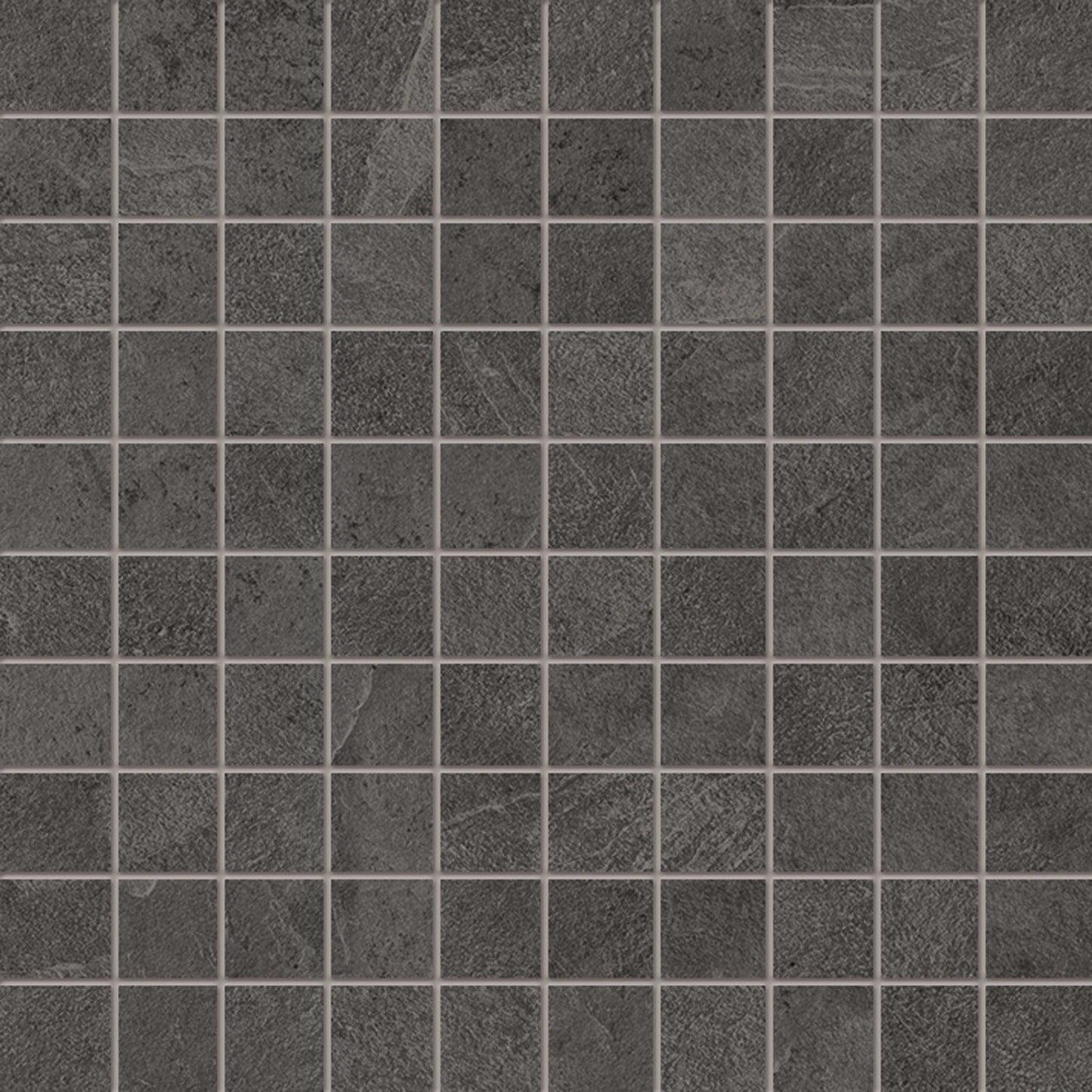 Epitome in Charcoal Mosaic 1x1 Tile