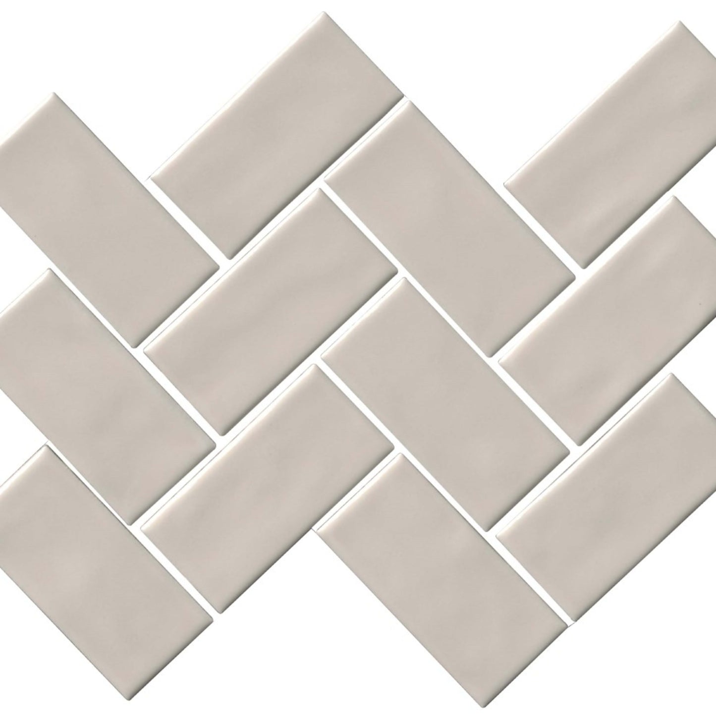 Regina in Sand Mosaic Herringbone Tile