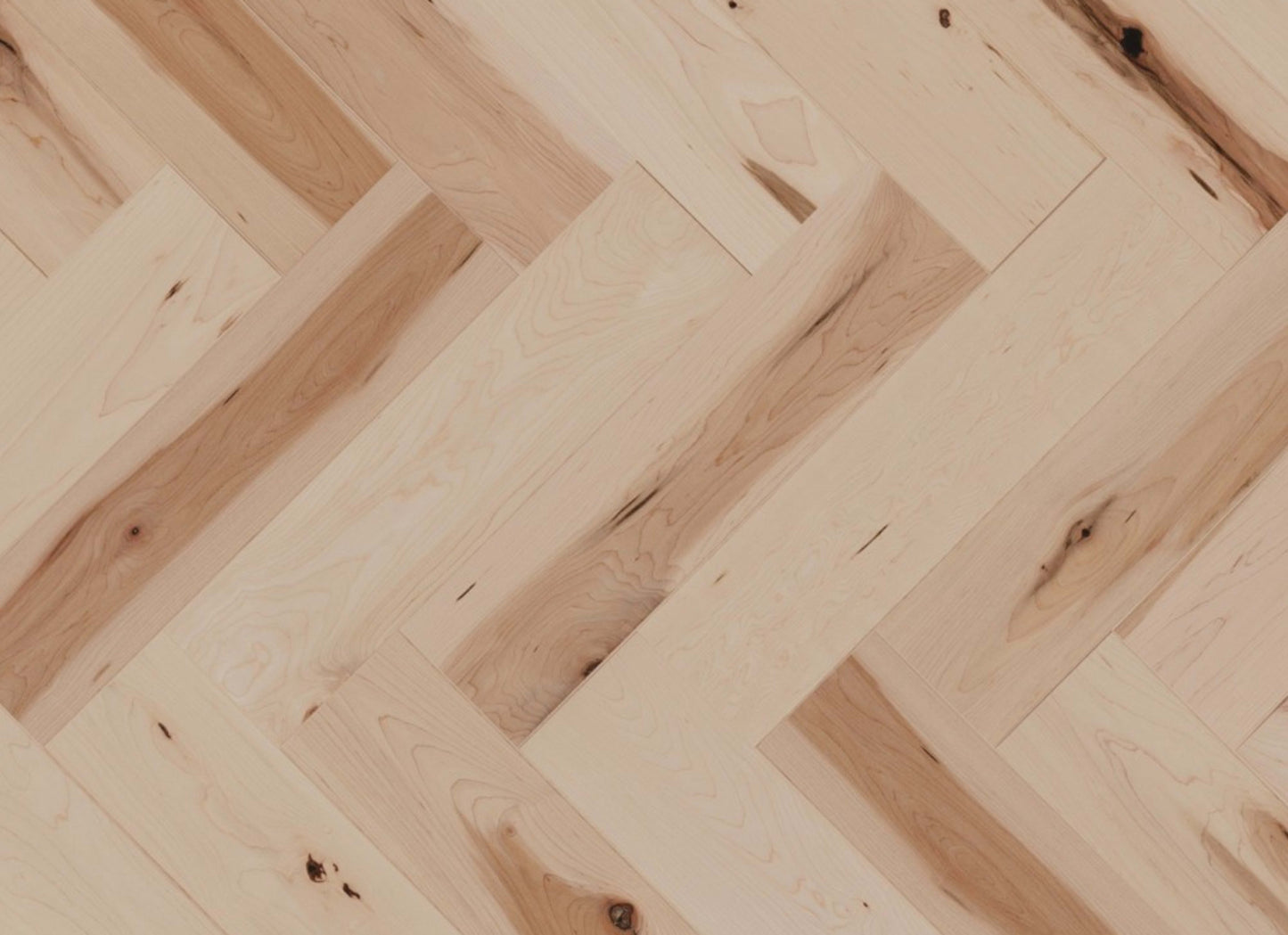 Natural - Duramatt in Maple - 5" Character Smooth Herringbone