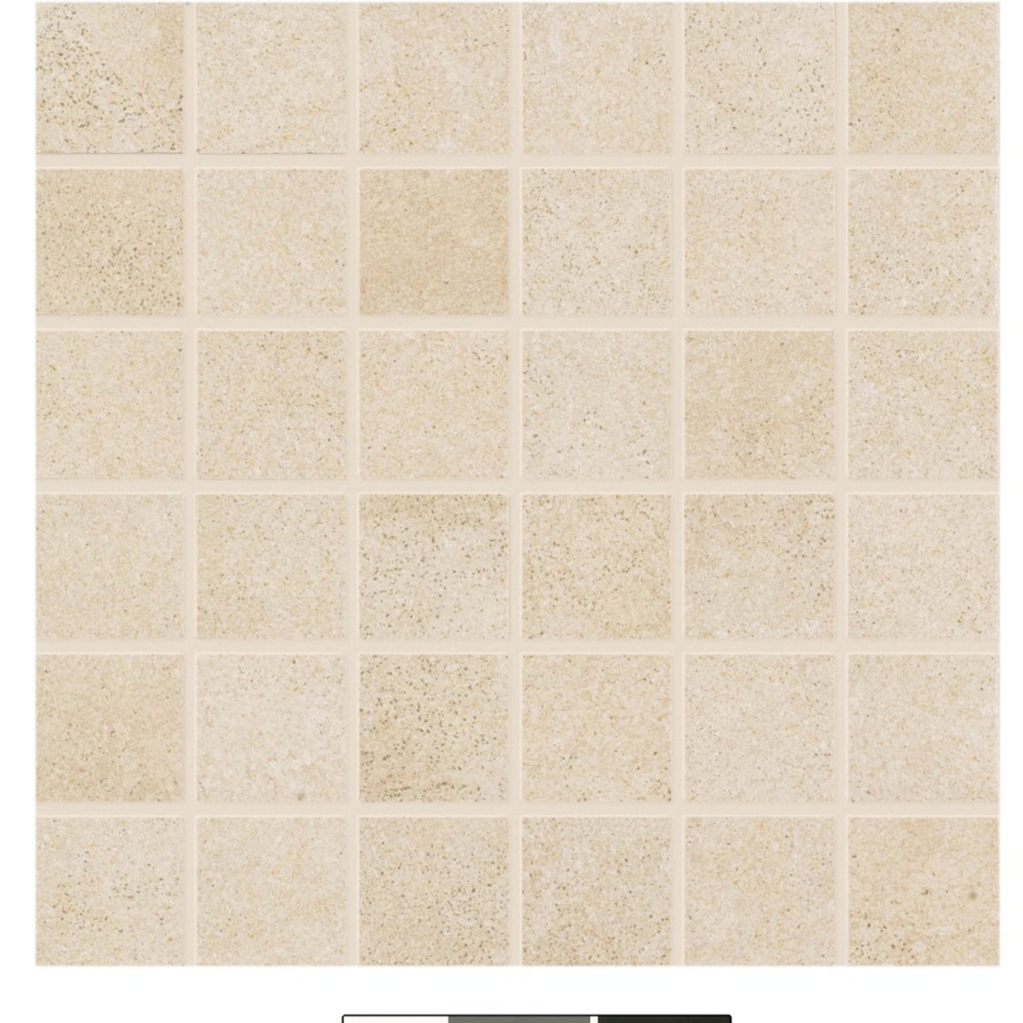 Main Street in Cinema Champagne Mosaic 2"x2" Tile