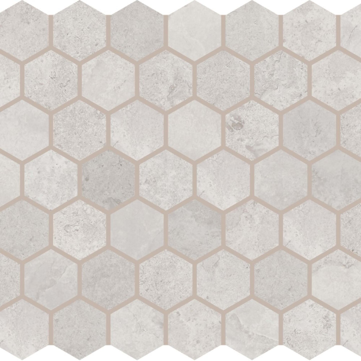 Metric in White Mosaic Tile