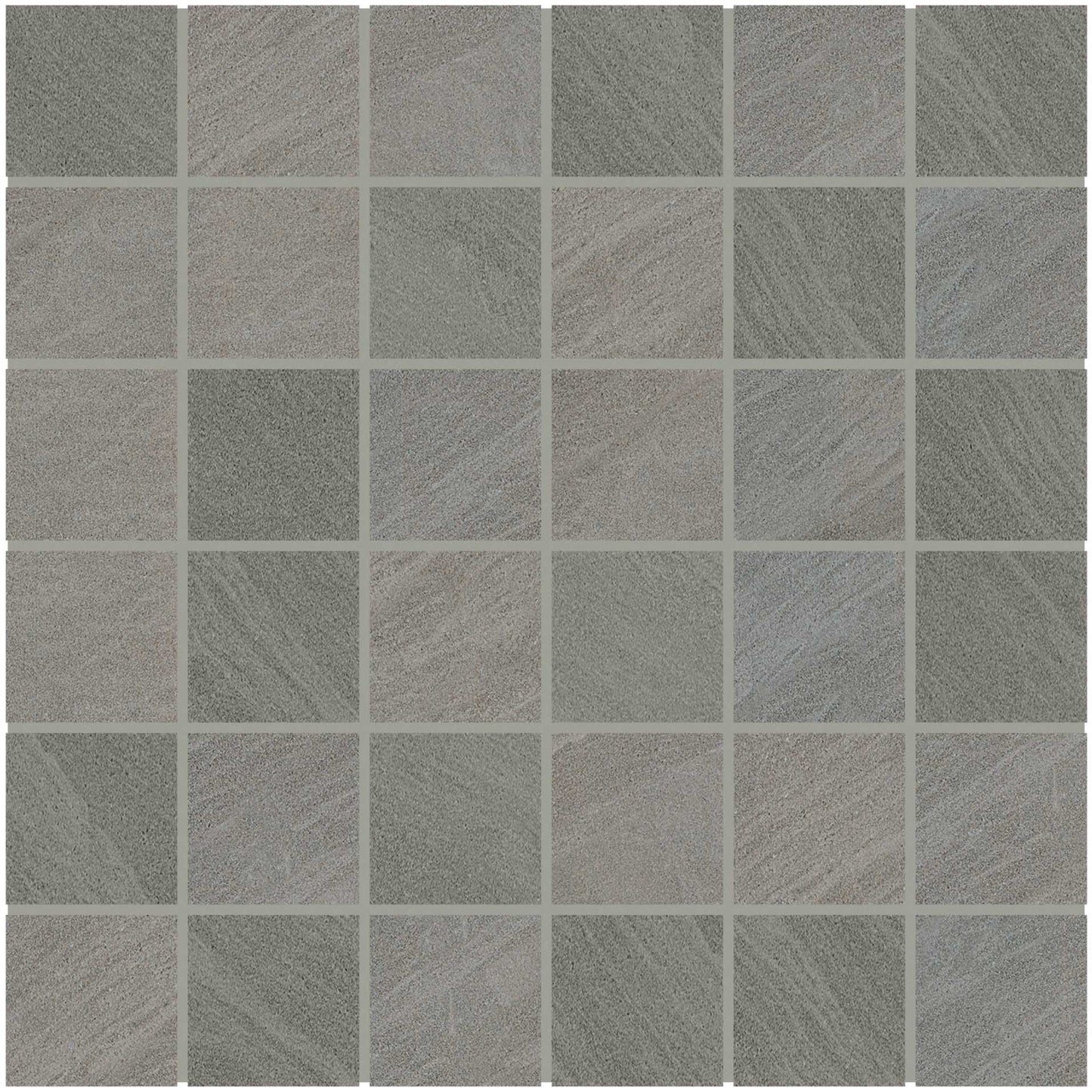 Rift in Gray Mosaic 2x2 Tile