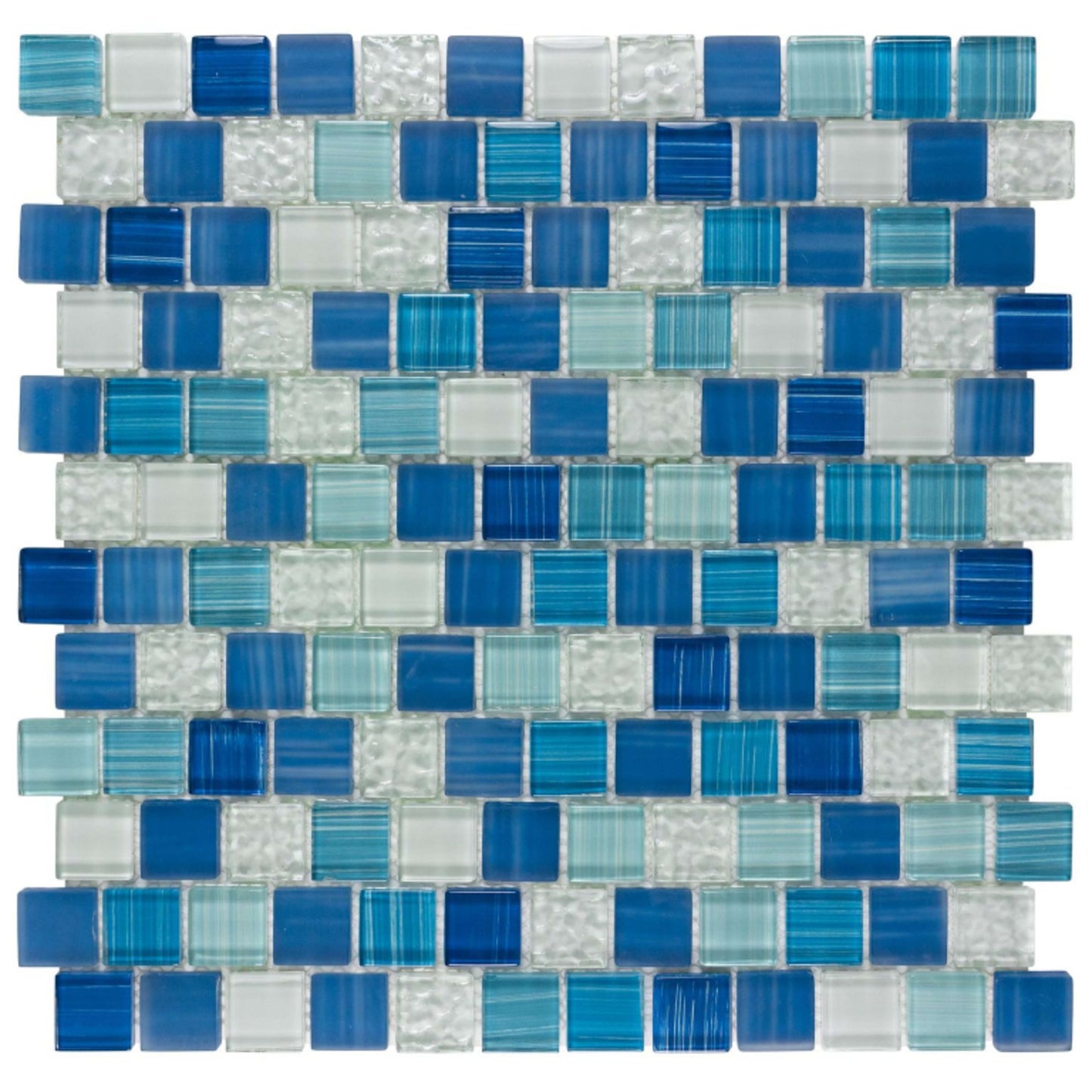 Splash in Aegean Glass Tile