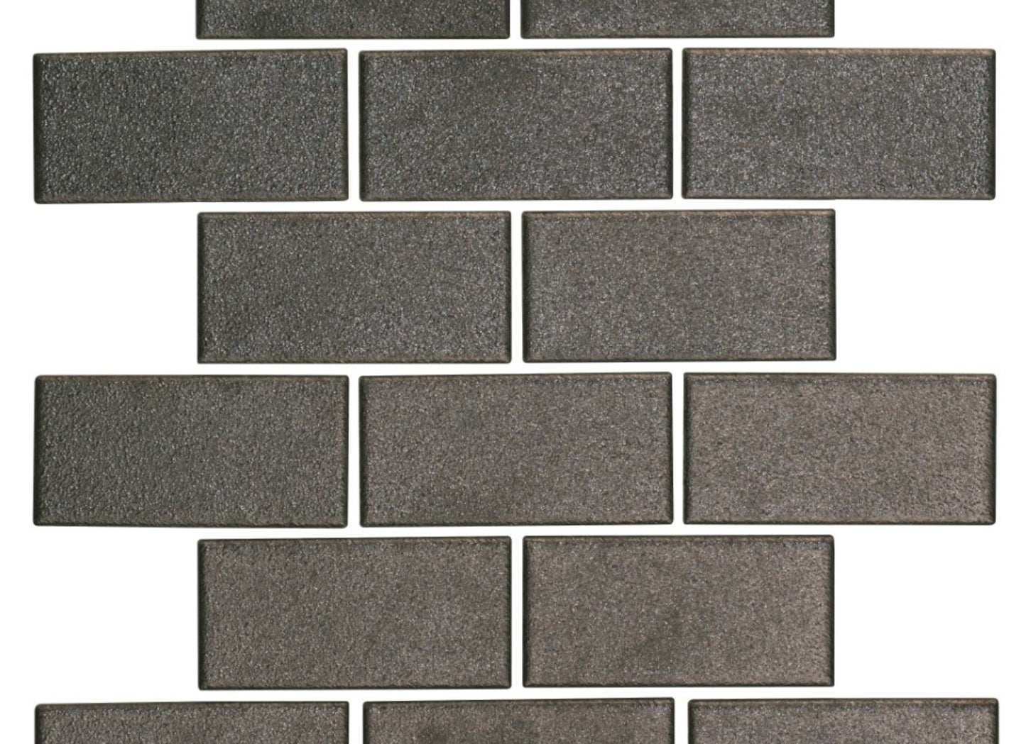 Regina in Dark Gray Mosaic Brick-Joint