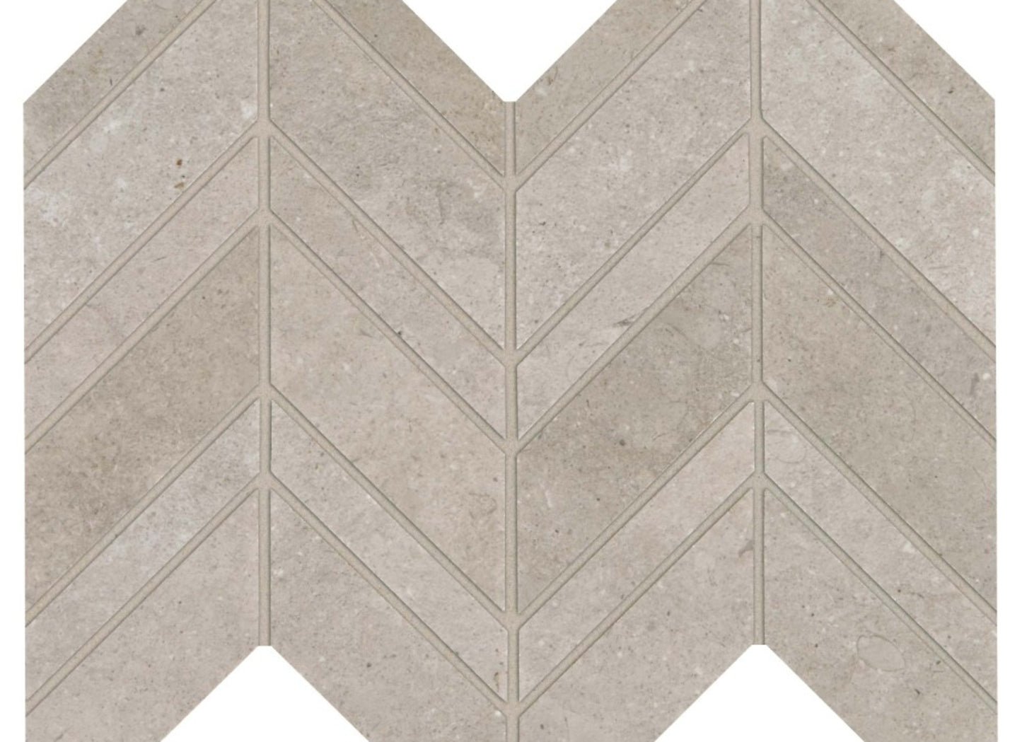 Gallery in Light Gray Mosaic Chevron