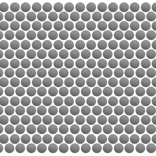 Back to Basics in Silver Mosaic Penny Round
