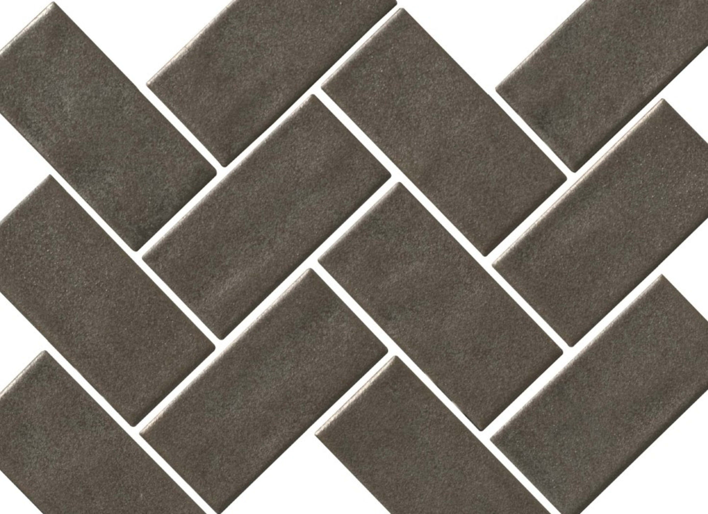 Regina in Dark Gray Mosaic Herringbone