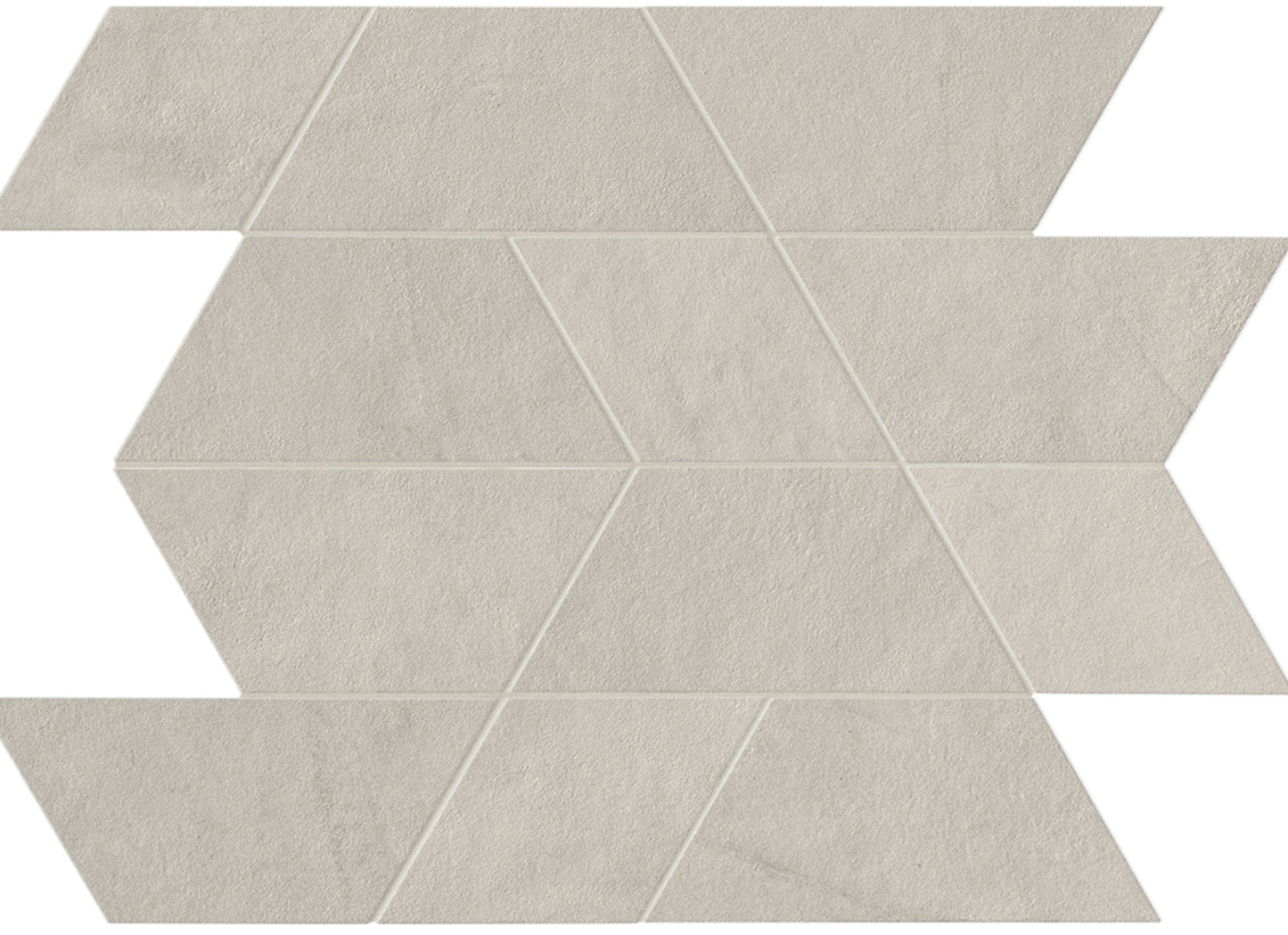 Spectrum in Light Grey Mosaic 14x12 Satin