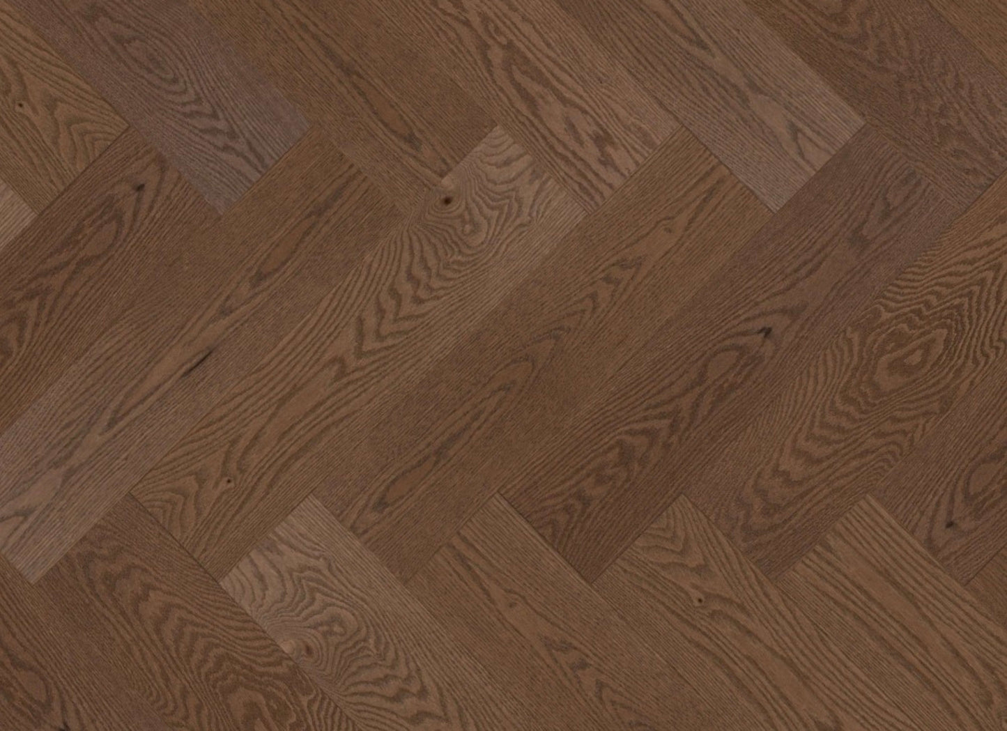 Admiration Engineered - Red Oak in Savanna - 5" Herringbone Brushed