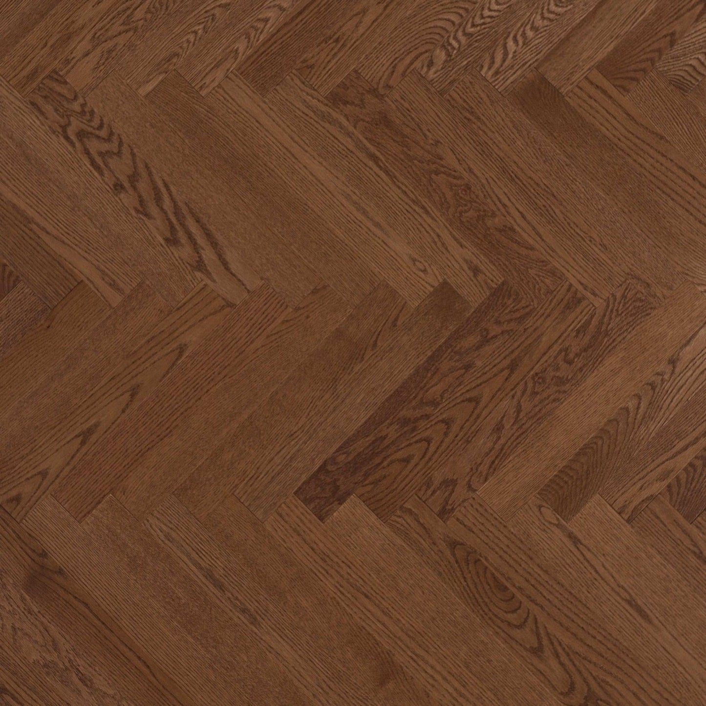 Admiration Engineered - Red Oak in Savanna - 5" Herringbone Smooth Hardwood