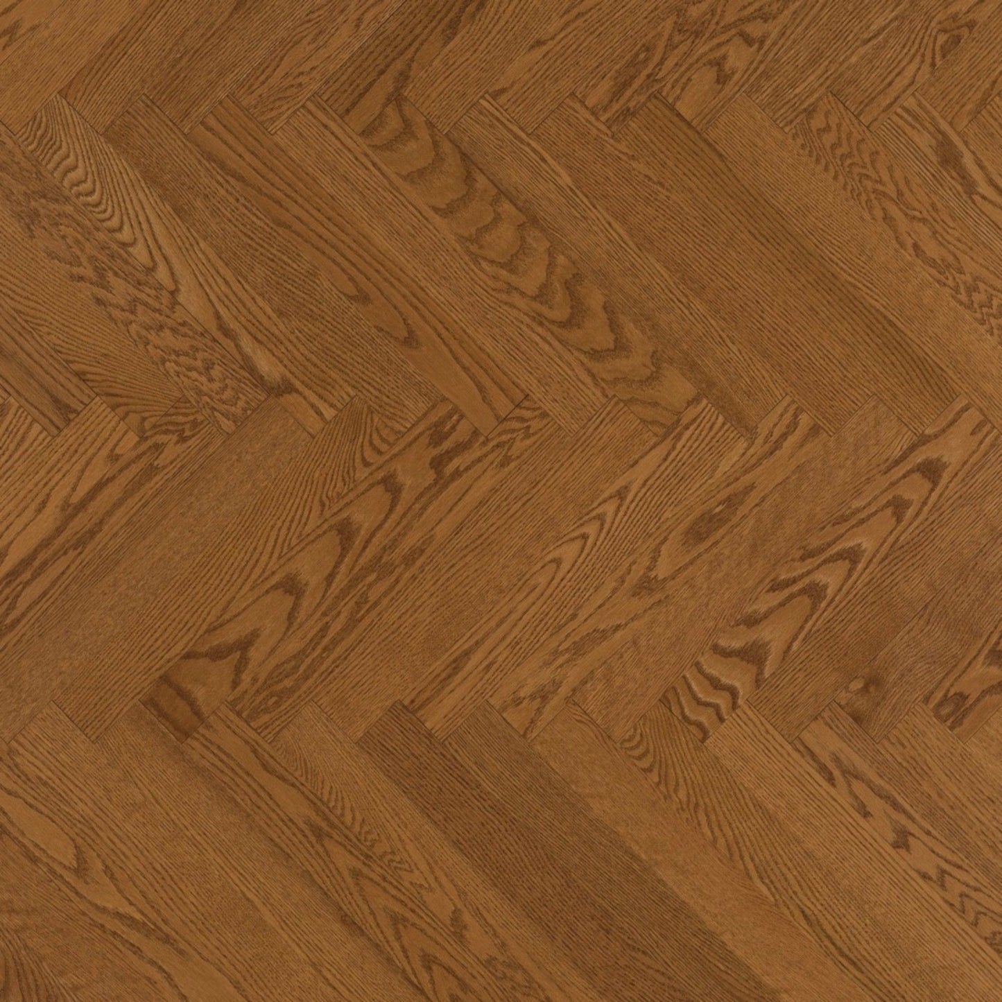 Admiration Engineered - Red Oak in Sierra - 5" Herringbone Smooth Hardwood