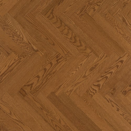 Admiration Engineered - Red Oak in Sierra - 5" Herringbone Smooth