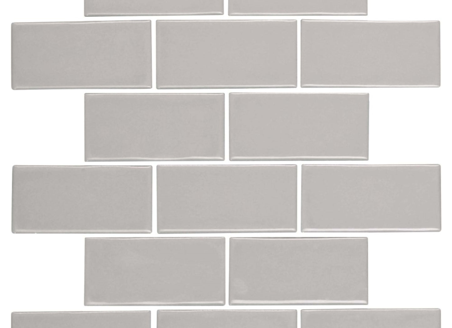 Regina in Light Gray Mosaic Brick-Joint