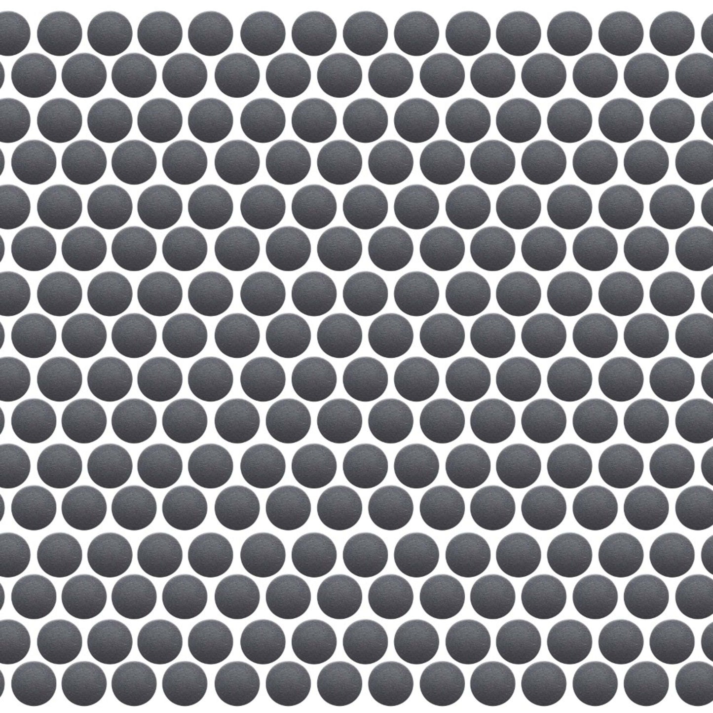 Back to Basics in Grey Mosaic Penny Round Tile
