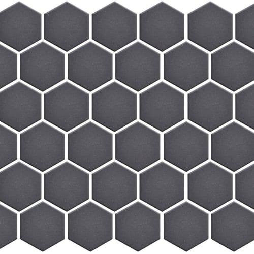 Back to Basics in Grey Mosaic Hexagon