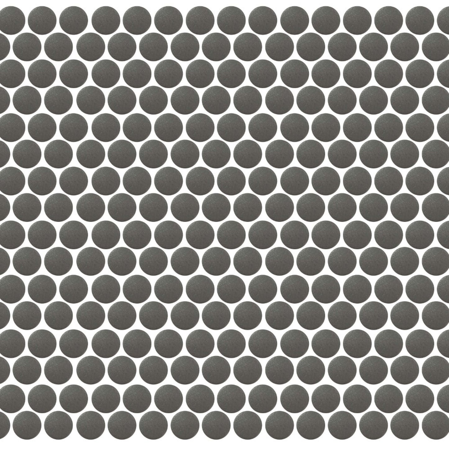 Back to Basics in Taupe Mosaic Penny Round Tile