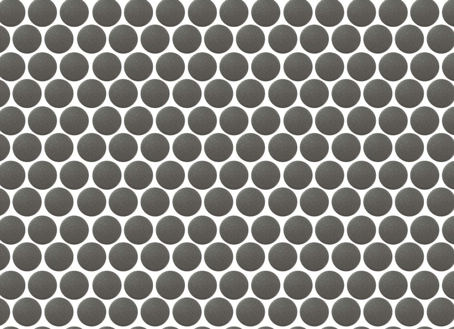 Back to Basics in Taupe Mosaic Penny Round