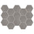 Newton in Silver Natural - 10x14 Hexagon Tile
