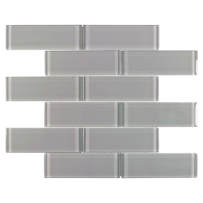 Essentials in Mist 2 X 6 Glass Tile