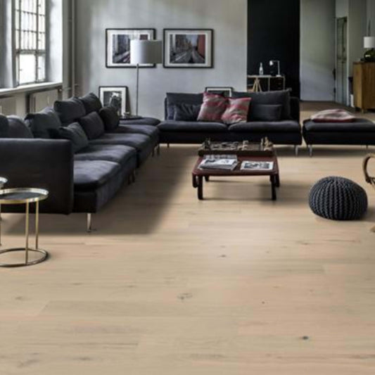 Beyond Retro Collection in Frosted Oat Plank Hardwood