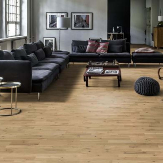 Beyond Retro Collection in Urban Brown Strip Hardwood