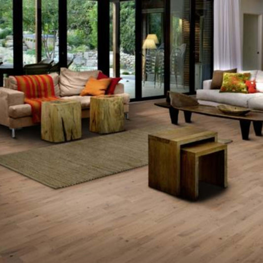 Beyond Retro Collection in Frozen Hazelnut Strip Hardwood