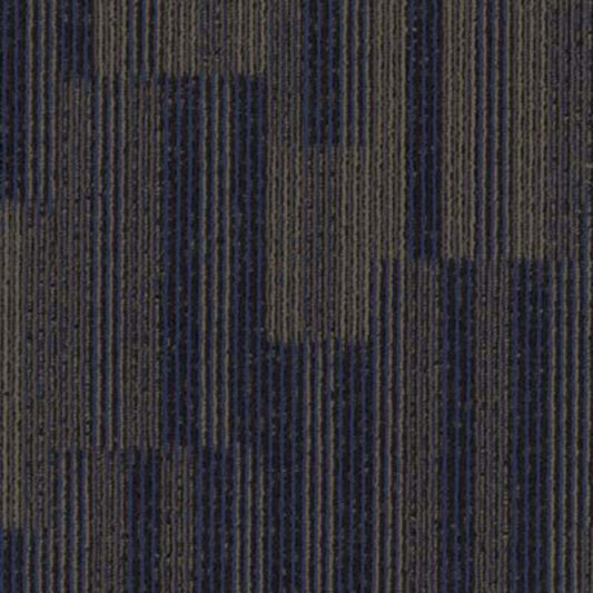 Go Forward Tile in Indigo Batik Carpet Tile
