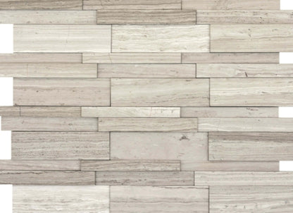 Metro in Cream - 3d Linear Honed