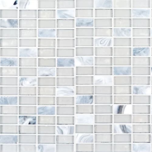 5/8" Stack Brick Blend Mosaic in Auckland