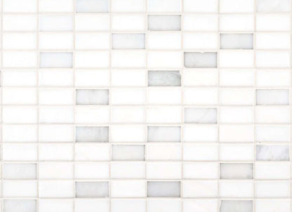 5/8" Stack Brick Blend Mosaic in Neko