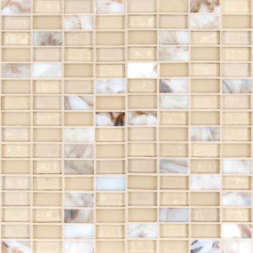 5/8" Stack Brick Blend Mosaic in Venice