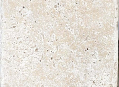 Ivory Travertine in Tumbled 4x4