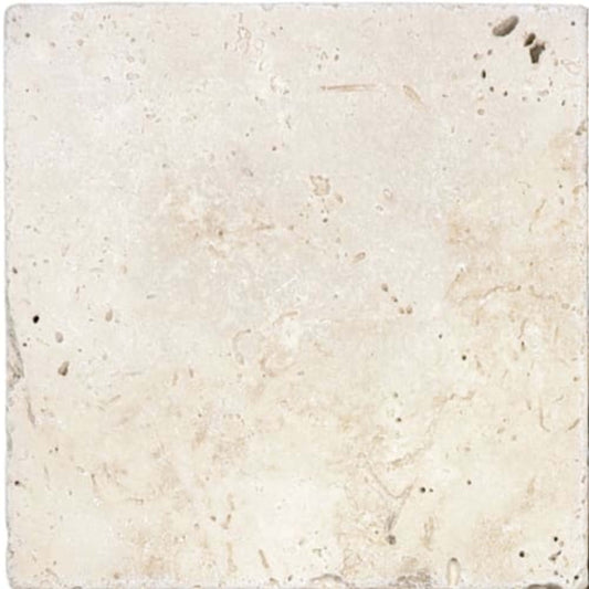 Ivory Travertine in Tumbled 6x6 Natural Stone
