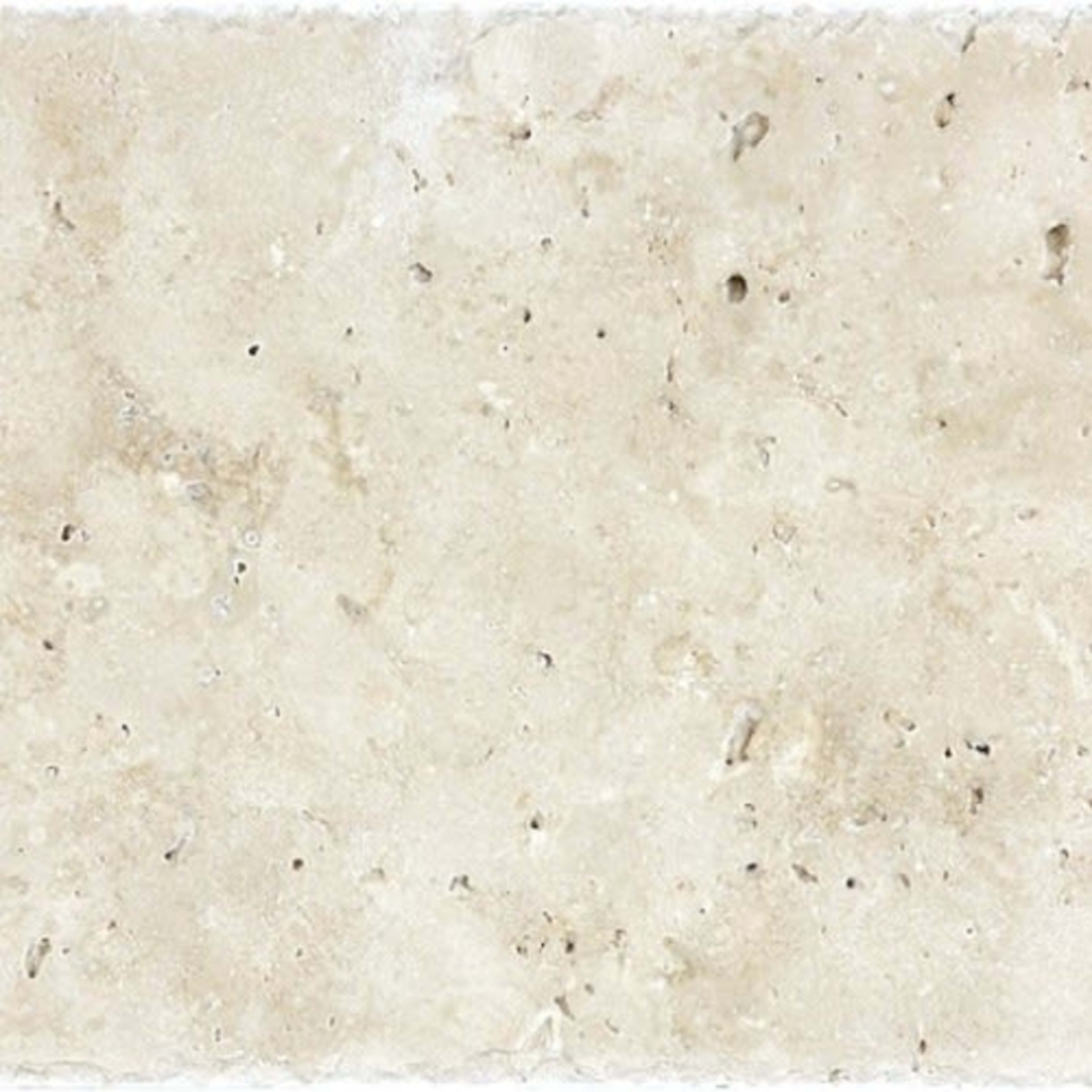 Ivory Travertine in Chiseled & Brushed 8x16 Natural Stone