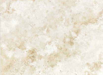 Ivory Travertine in Straight Edge & Brushed 8x8
