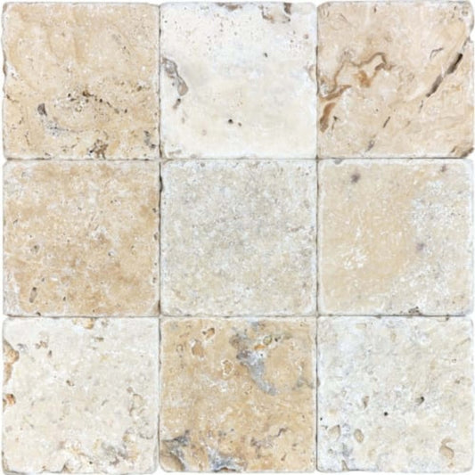 Picasso in Tumbled 4x4 Natural Stone