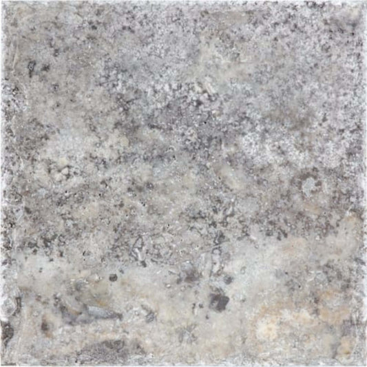 Silver Ash in Chiseled & Brushed 8x8 Natural Stone