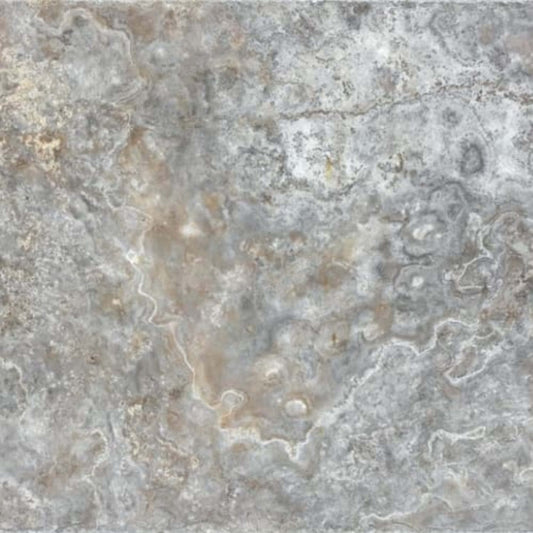 Silver Ash in Chiseled & Brushed 16x24 Natural Stone