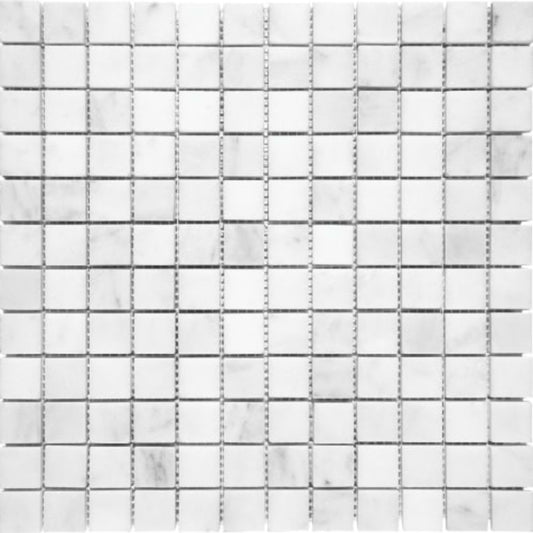 Bianco Venatino in 1x1 In Polished Natural Stone