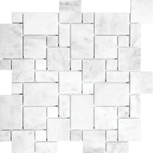 Bianco Venatino in Mini Versailles Polished Natural Stone