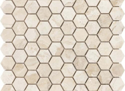 Impero Reale in 1.25 Hexagon Honed