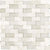 Ivory Travertine in 1x2 In Honed Cubics Mosaics Natural Stone
