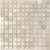 Ivory Travertine in 1x1 In Filled & Honed Mosaics Natural Stone